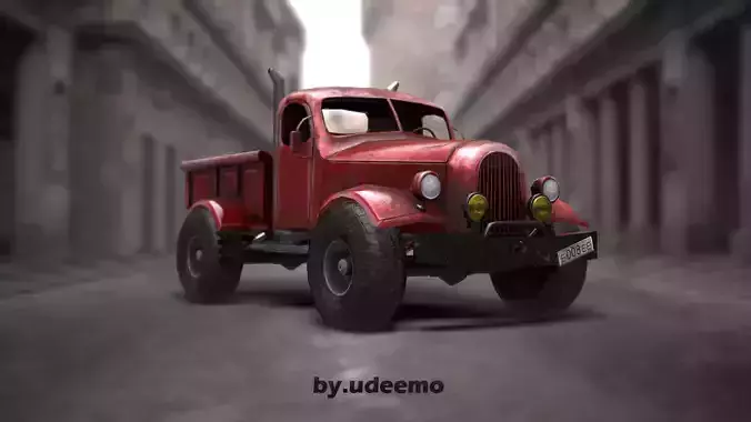 Old Red Truck 