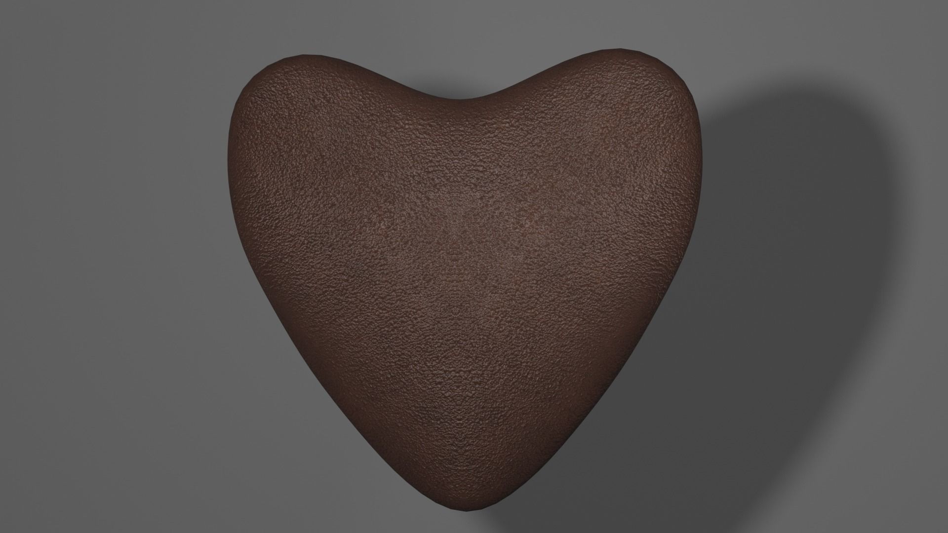 Heart chocolate  3D model_2