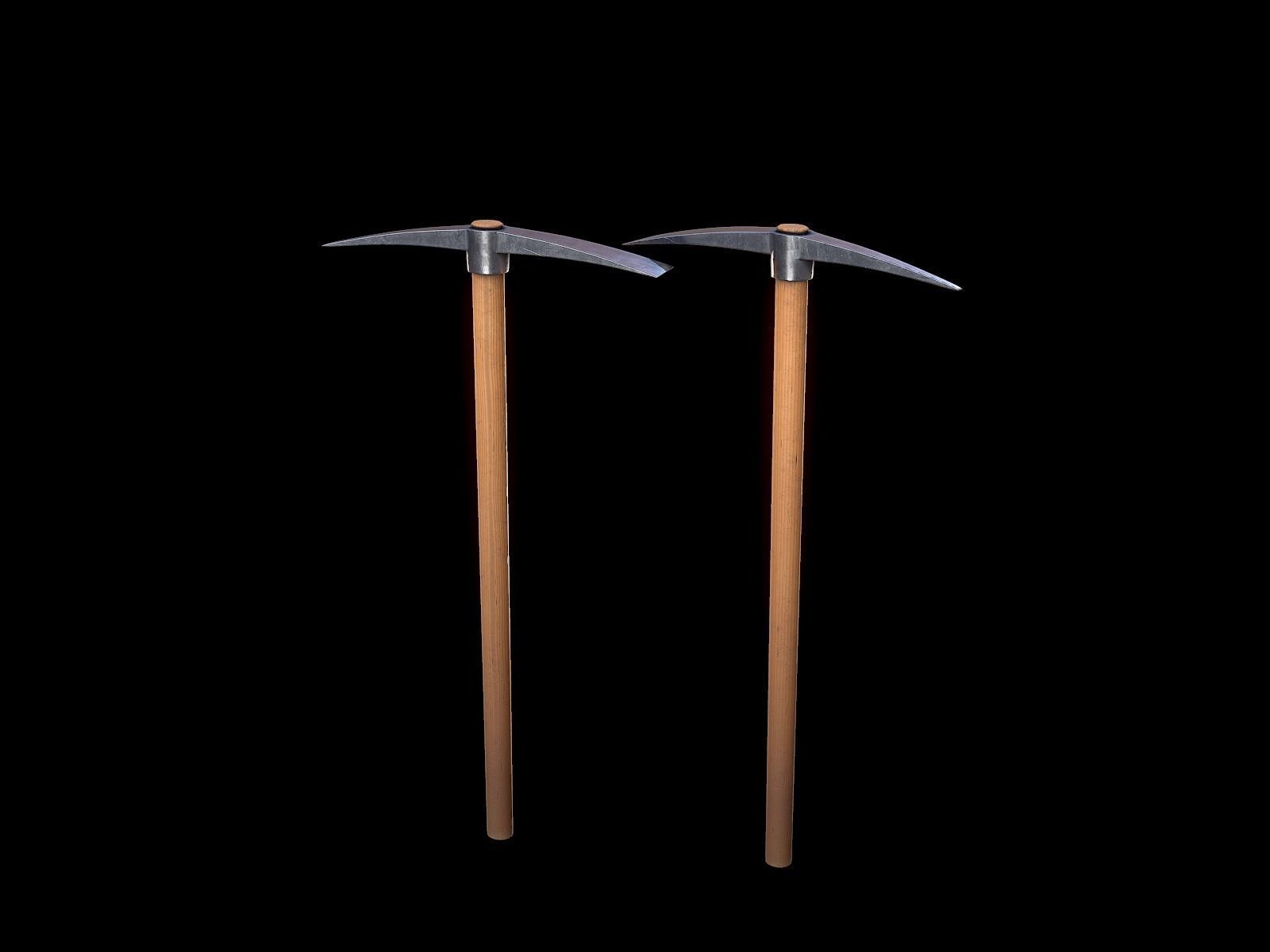 Work tools Low-poly 3D model_5