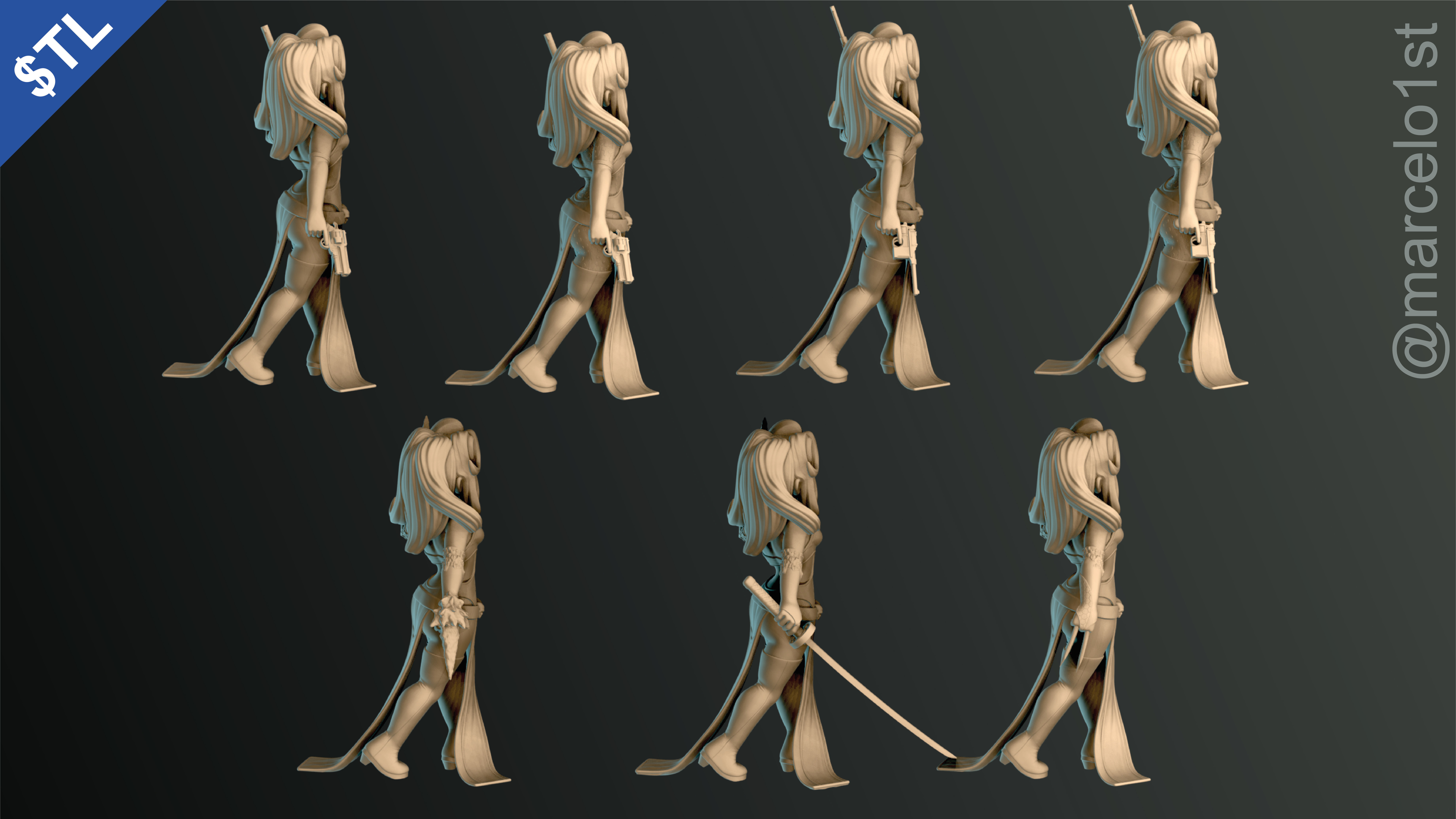 Mystique -  Raven Darkholme - X-men 3D print model_12