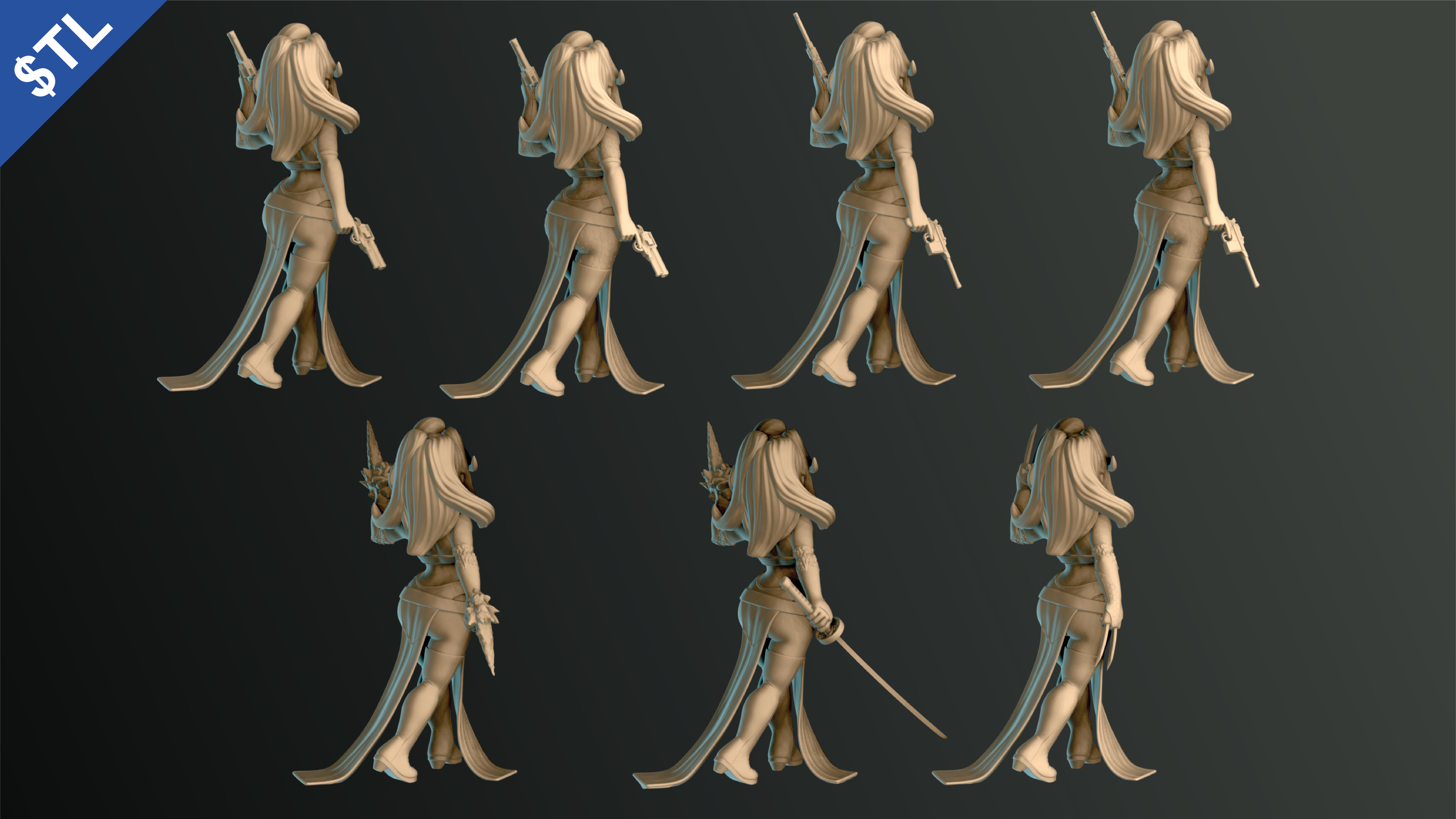 Mystique -  Raven Darkholme - X-men 3D print model_13