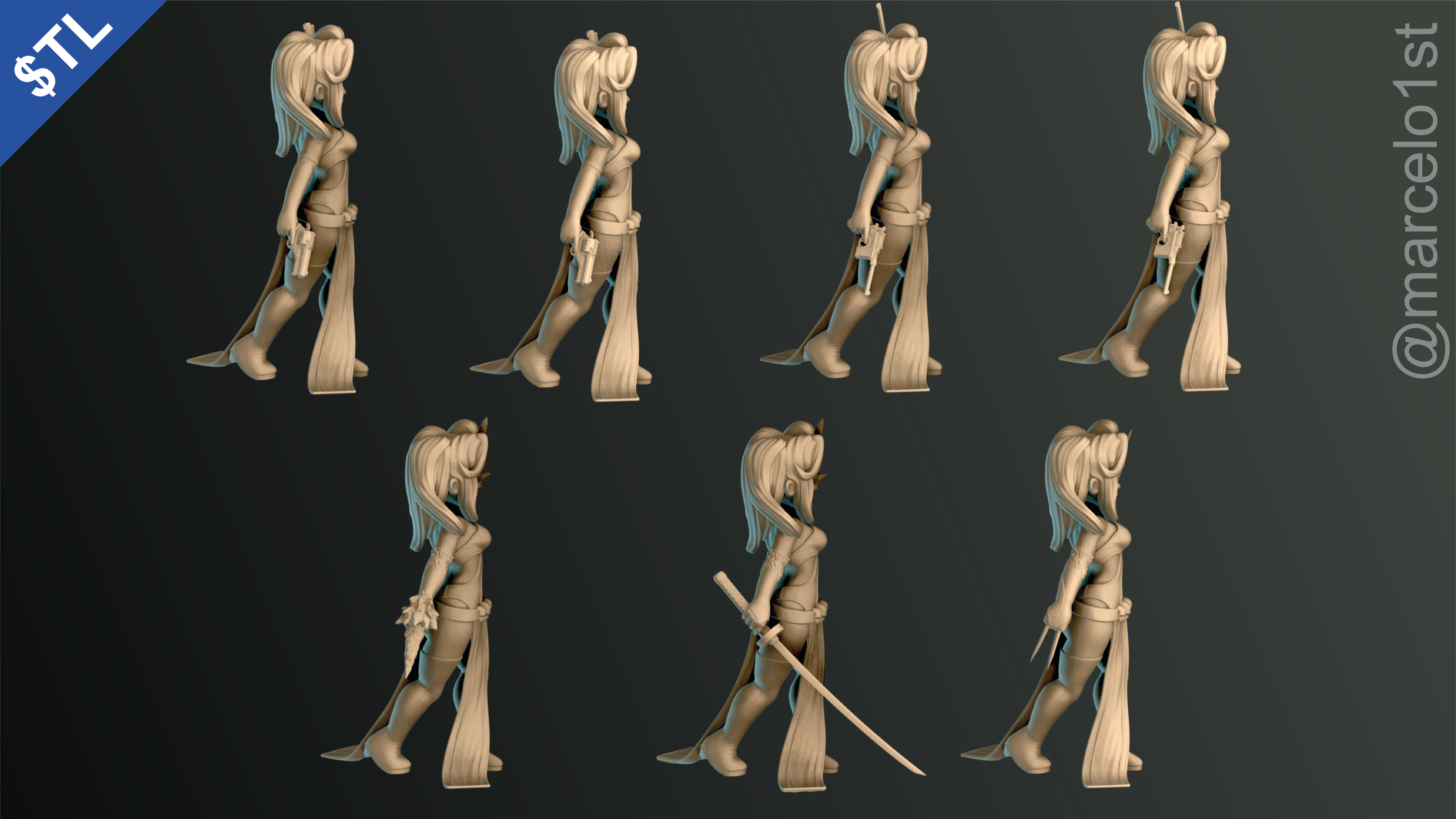 Mystique -  Raven Darkholme - X-men 3D print model_11