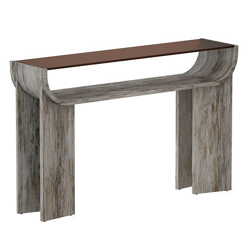 Dada Console Table Crate and Barrel 3D model