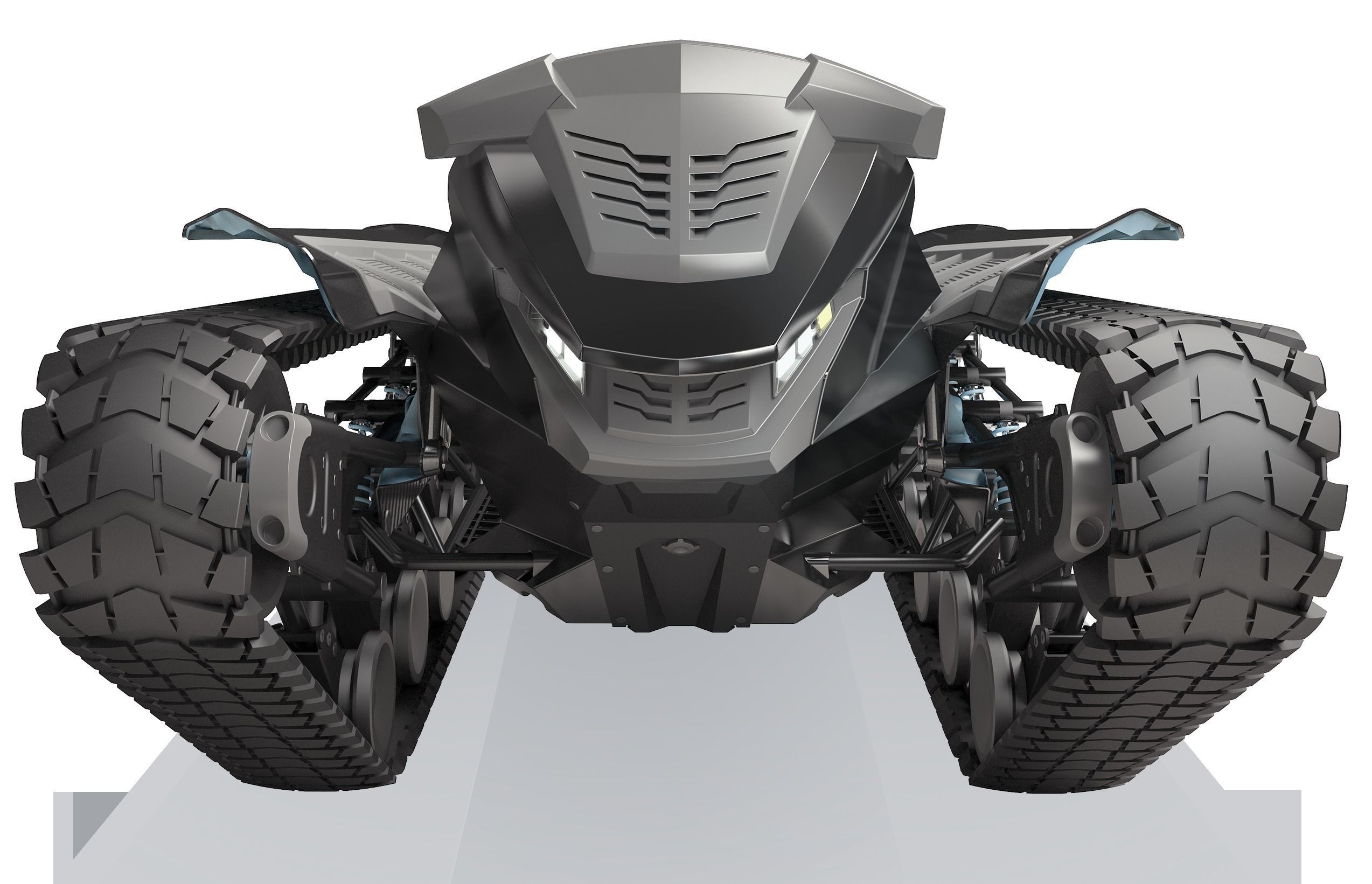  Tracked ATV  3D model_0