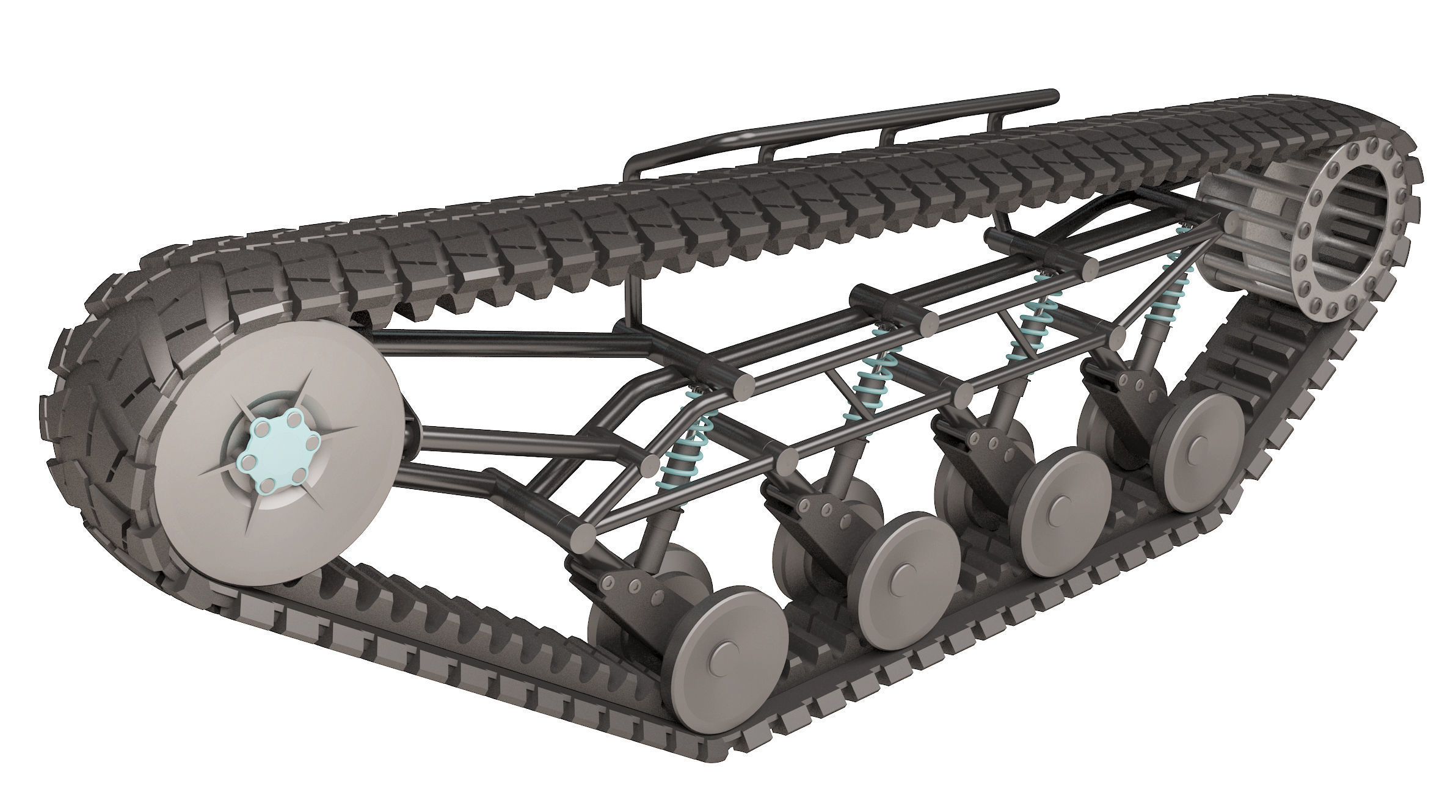  Tracked ATV  3D model_5