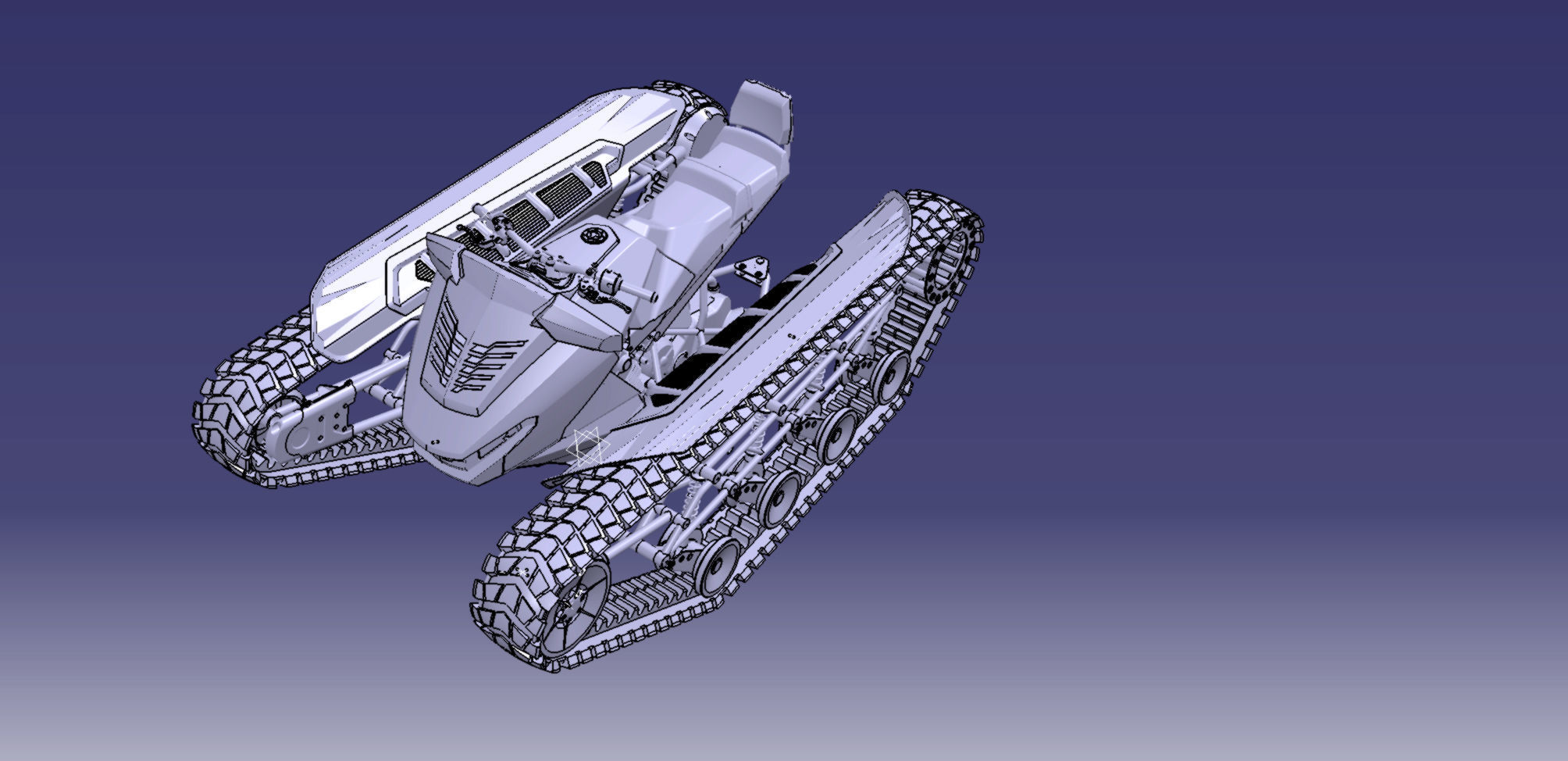  Tracked ATV  3D model_12