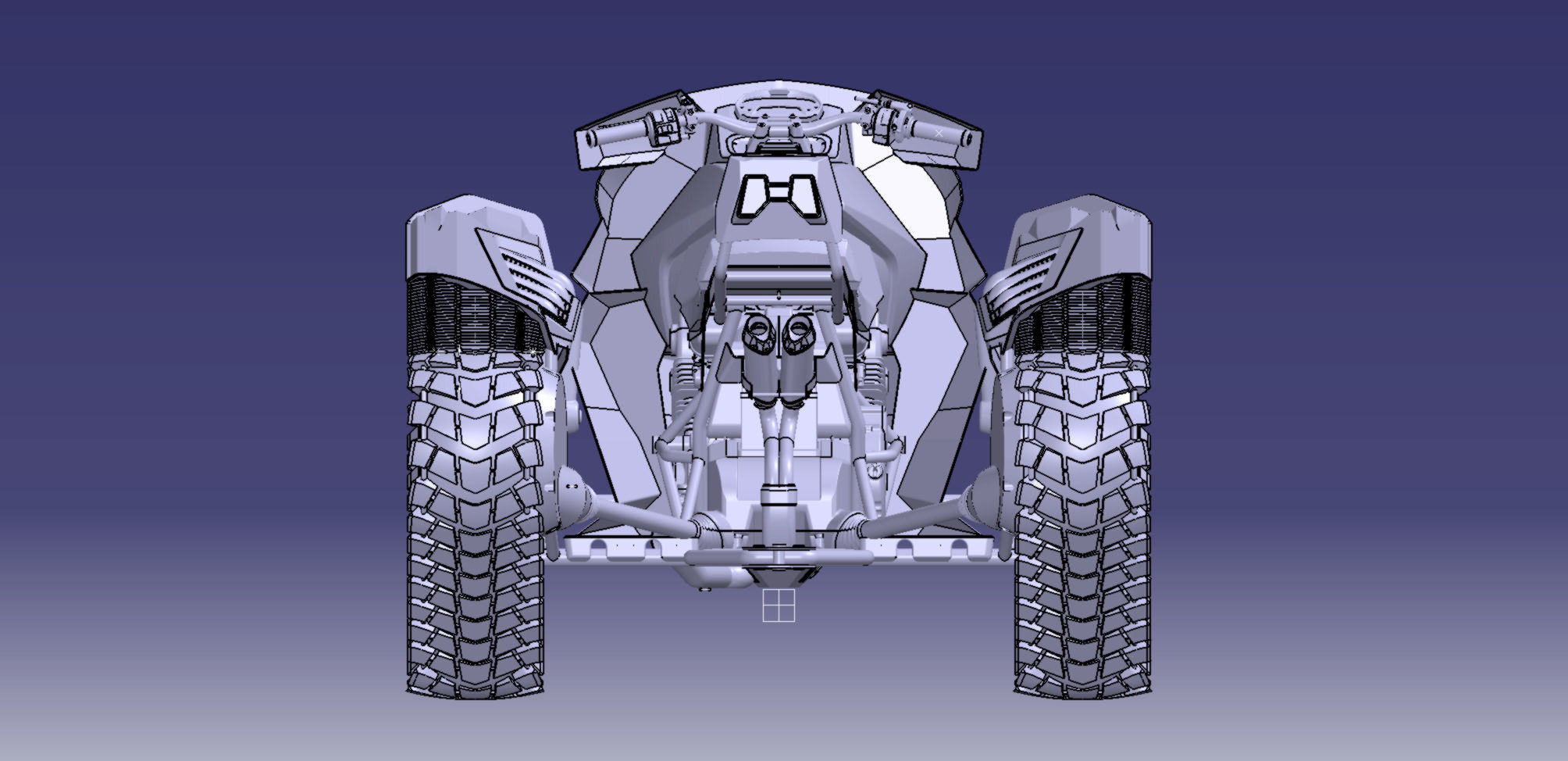  Tracked ATV  3D model_10