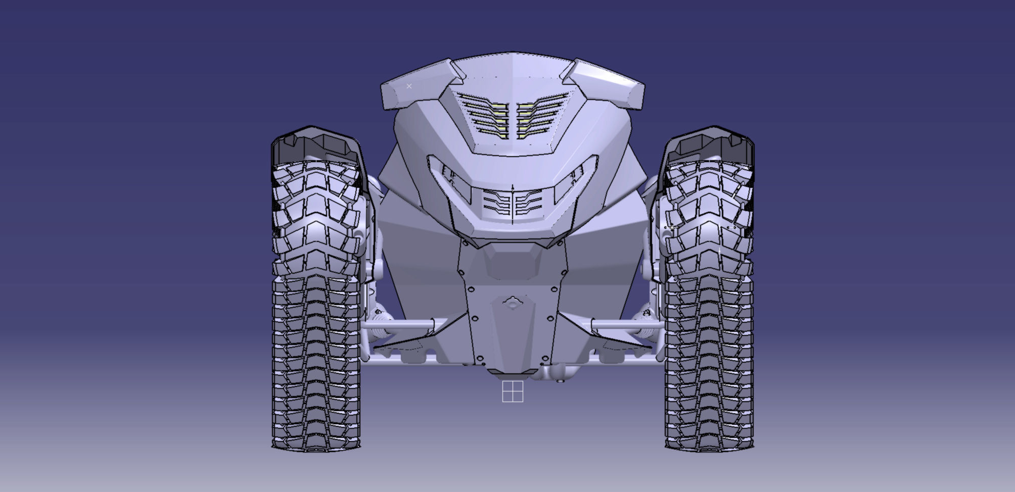  Tracked ATV  3D model_9