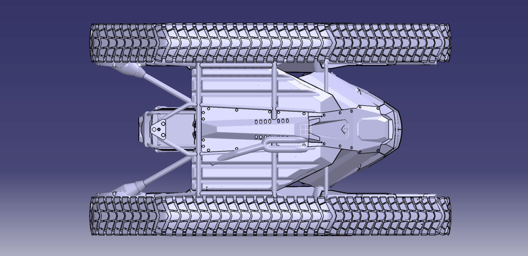  Tracked ATV  3D model_7
