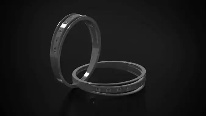 PHOTO-REALISTIC RING2 3DS MAX 2021 CORONA RENDER 5 JEWELRY 3D model