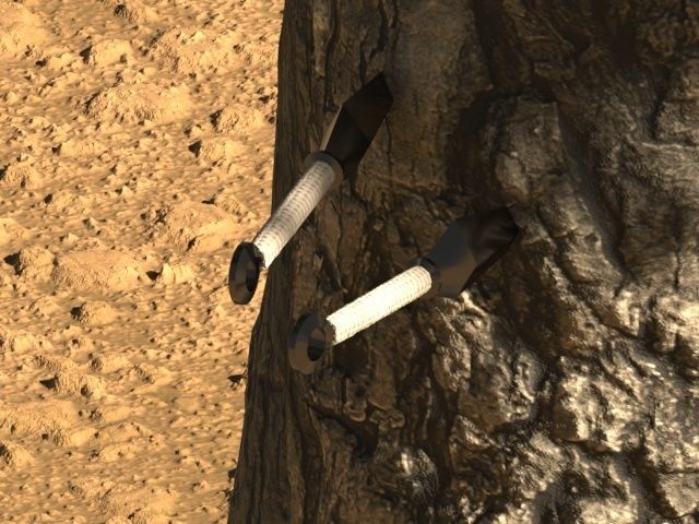 Kunai sword Free 3D model_1