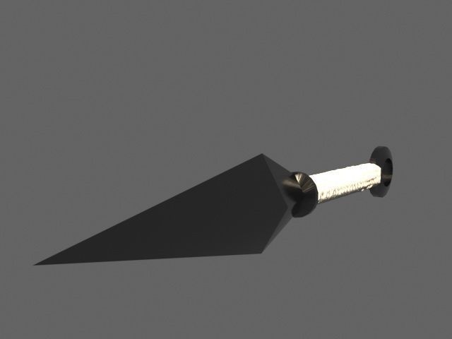 Kunai sword Free 3D model_2