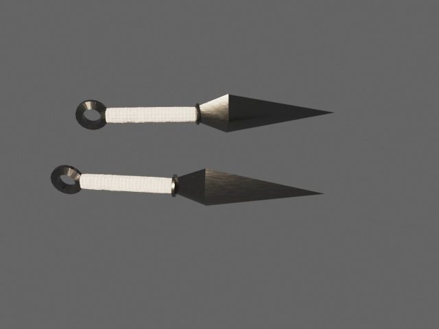 Kunai sword Free 3D model_3