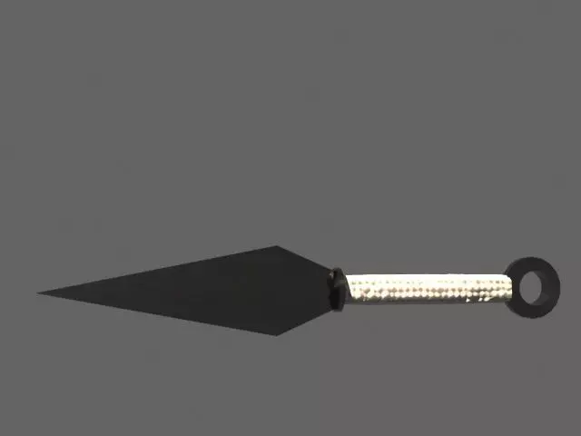 Kunai sword Free 3D model_0