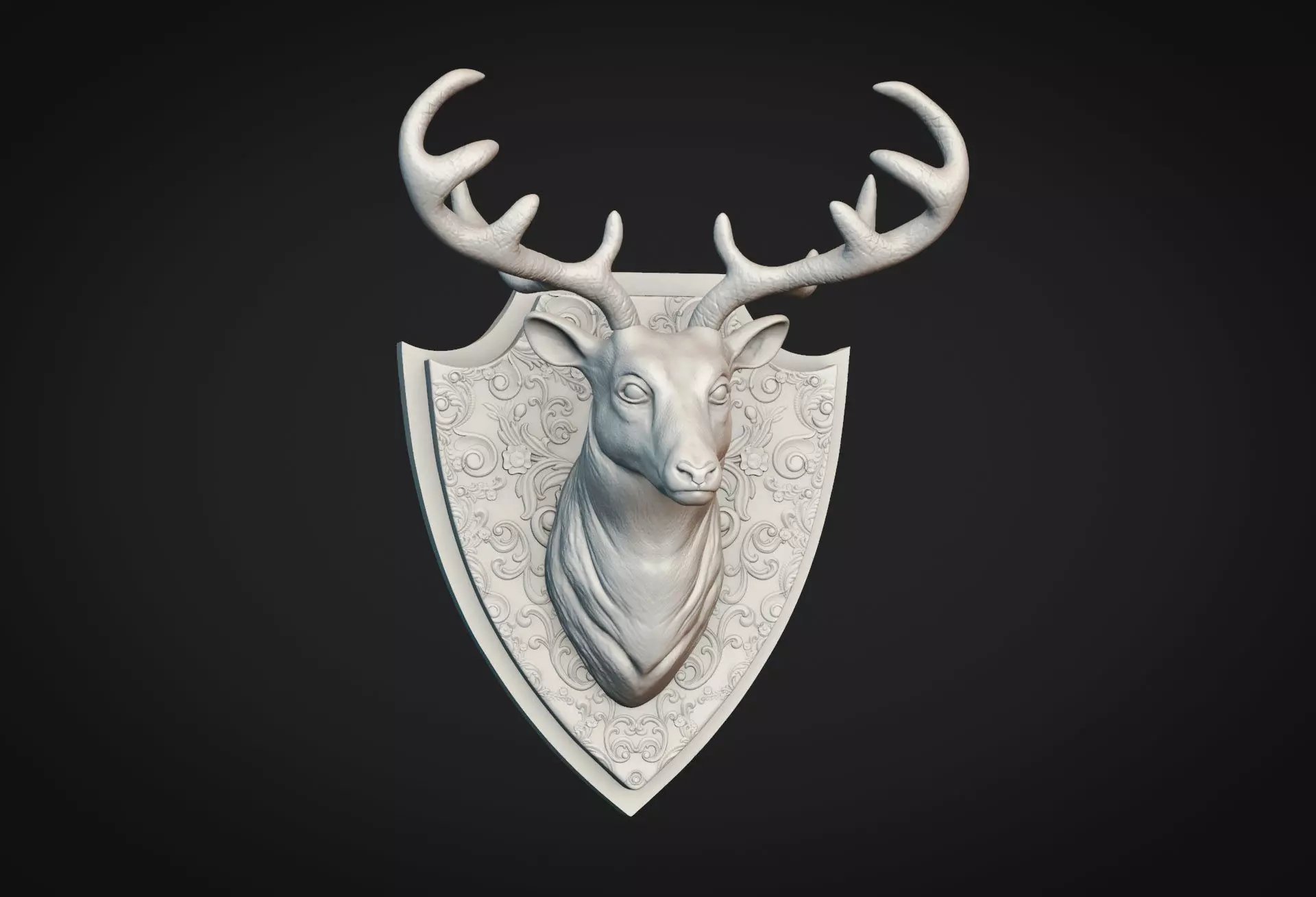 Deer Head 3D print model