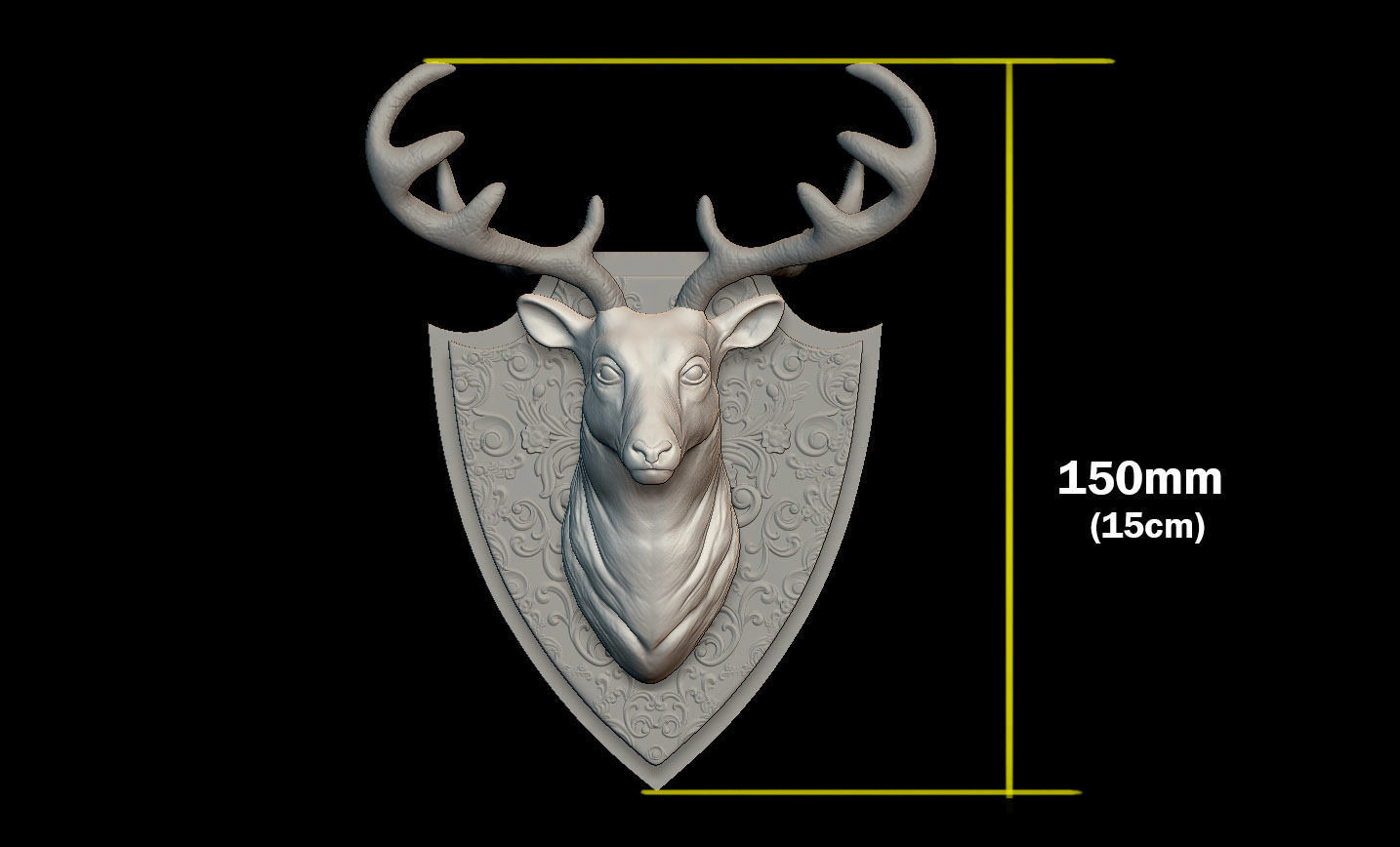 Deer Head 3D model 3D printable | CGTrader
