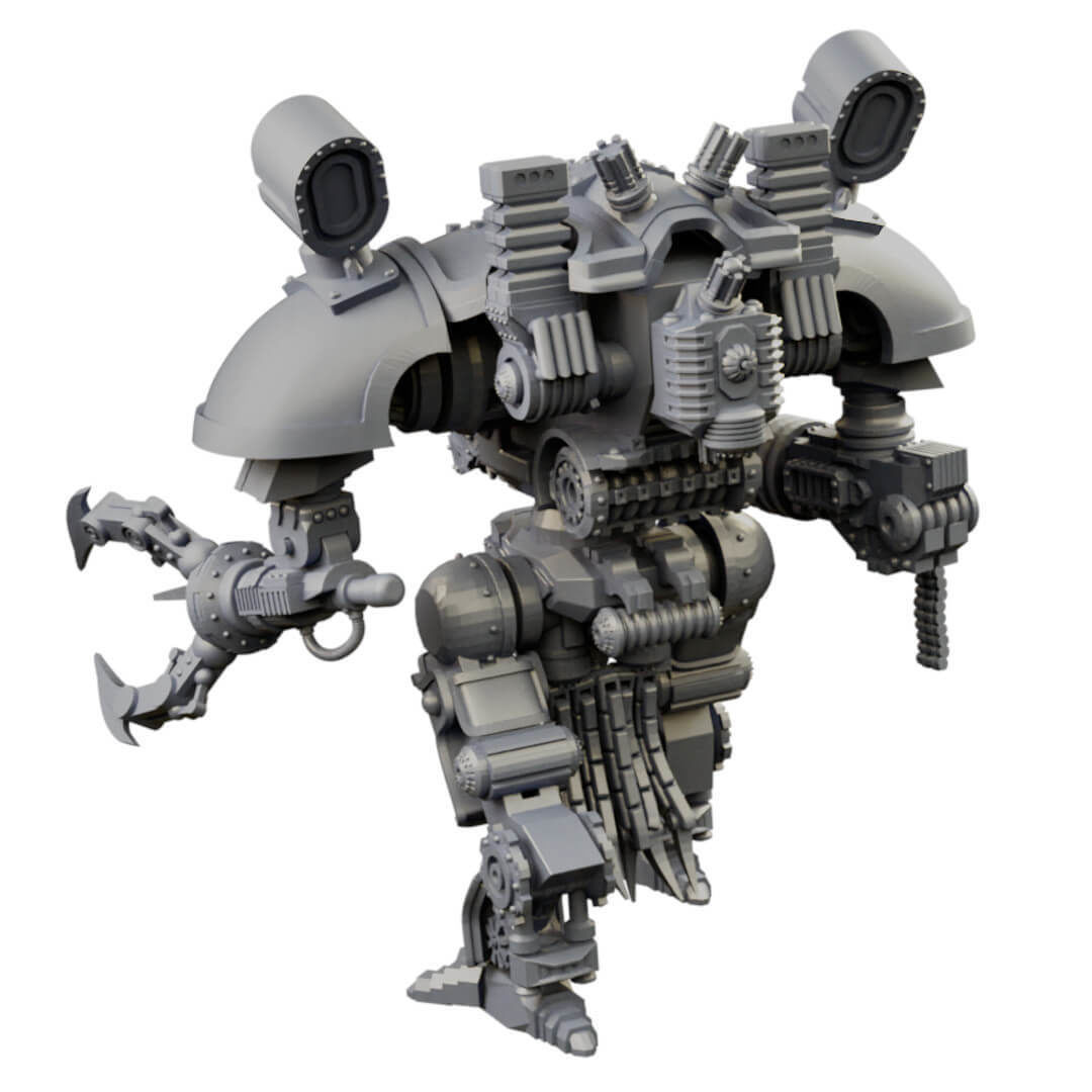 Dogs of War Small War Titans Varied Styles And Weapons 3D print model_12