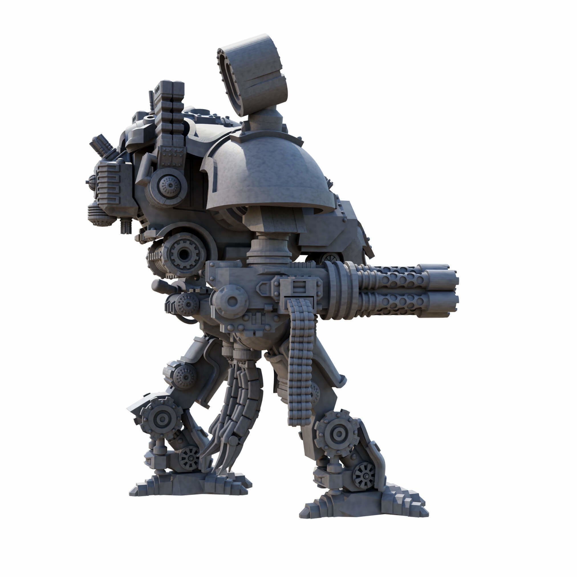 Dogs of War Small War Titans Varied Styles And Weapons 3D print model_4