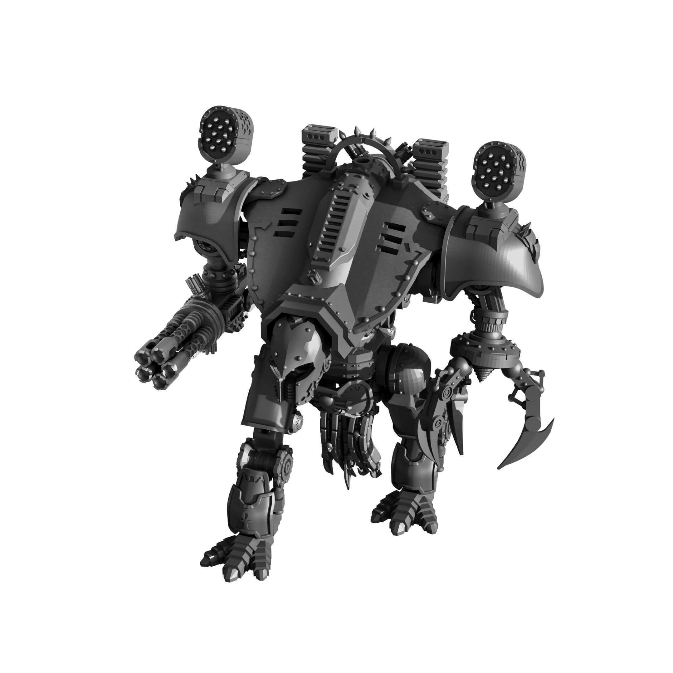Dogs of War Small War Titans Varied Styles And Weapons 3D print model_21