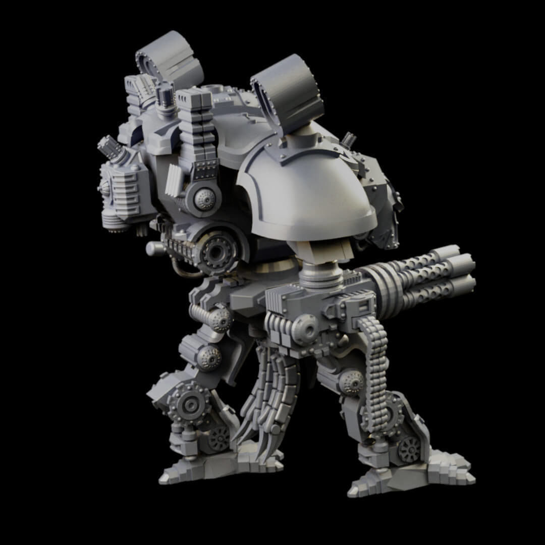 Dogs of War Small War Titans Varied Styles And Weapons 3D print model_15