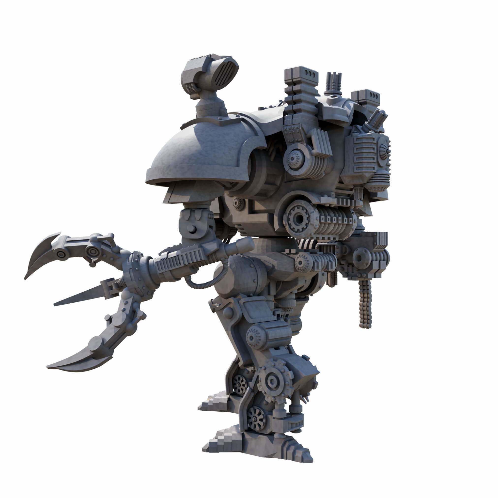 Dogs of War Small War Titans Varied Styles And Weapons 3D print model_3