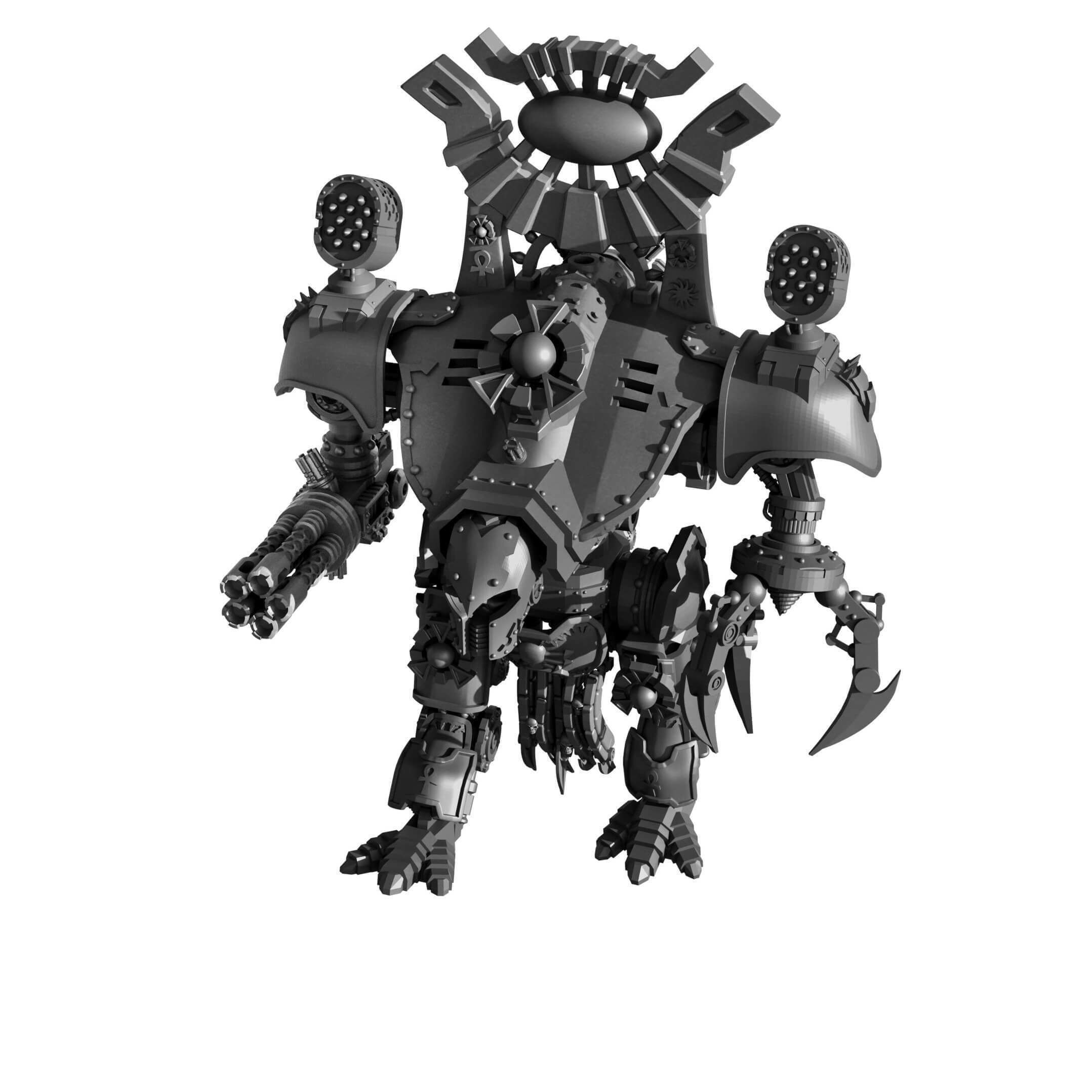 Dogs of War Small War Titans Varied Styles And Weapons 3D print model_25