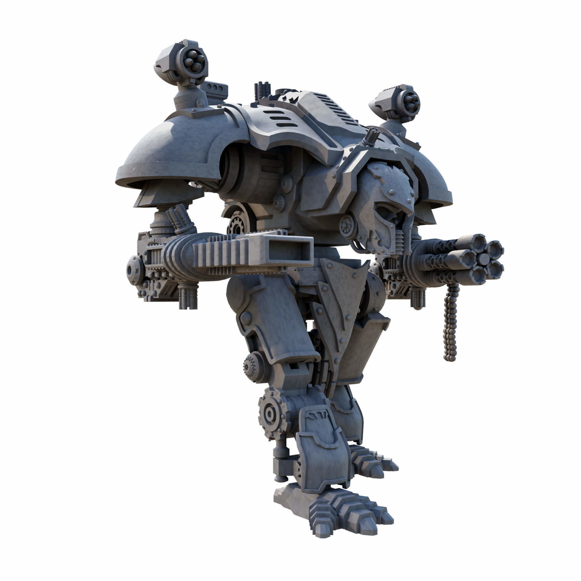 Dogs of War Small War Titans Varied Styles And Weapons 3D print model_6