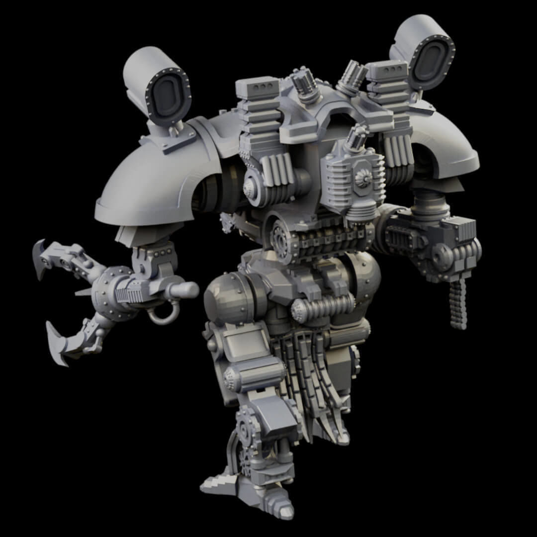 Dogs of War Small War Titans Varied Styles And Weapons 3D print model_13