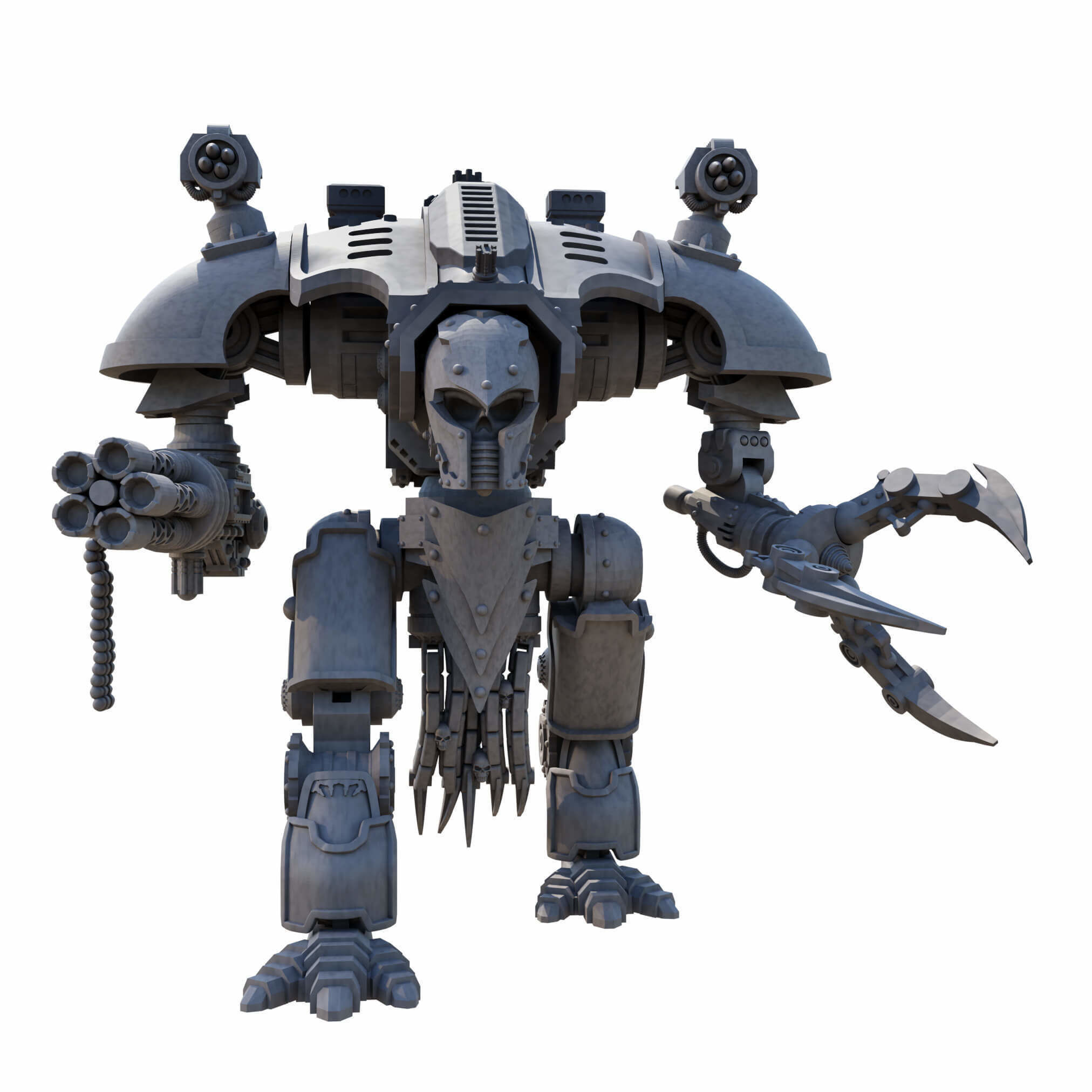 Dogs of War Small War Titans Varied Styles And Weapons 3D print model_7