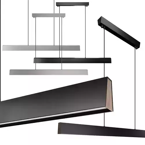 Flair LED Linear Suspension Light by Blackjack 