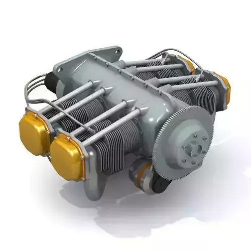 Aircraft Engine 3D model