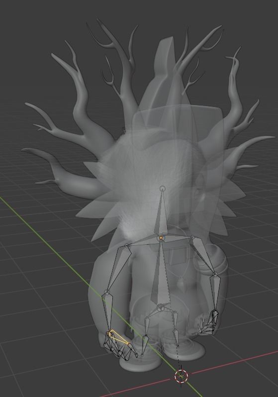 Shaman native american mask 3D model_8