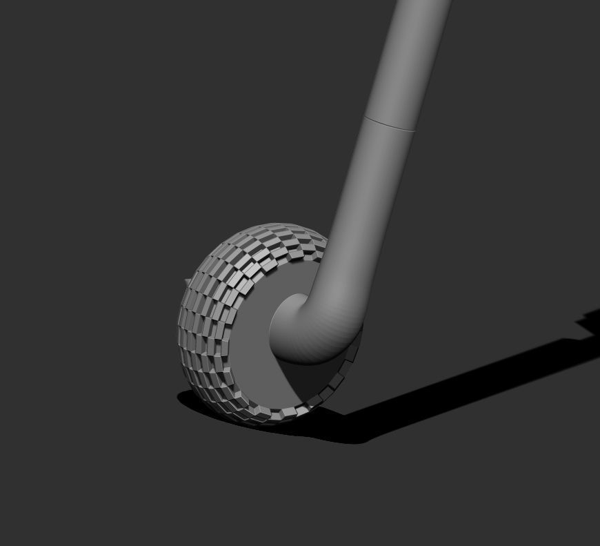 Mandalorian Boba Fett Stick  1to12 Split 3 Parts 3D print model_5