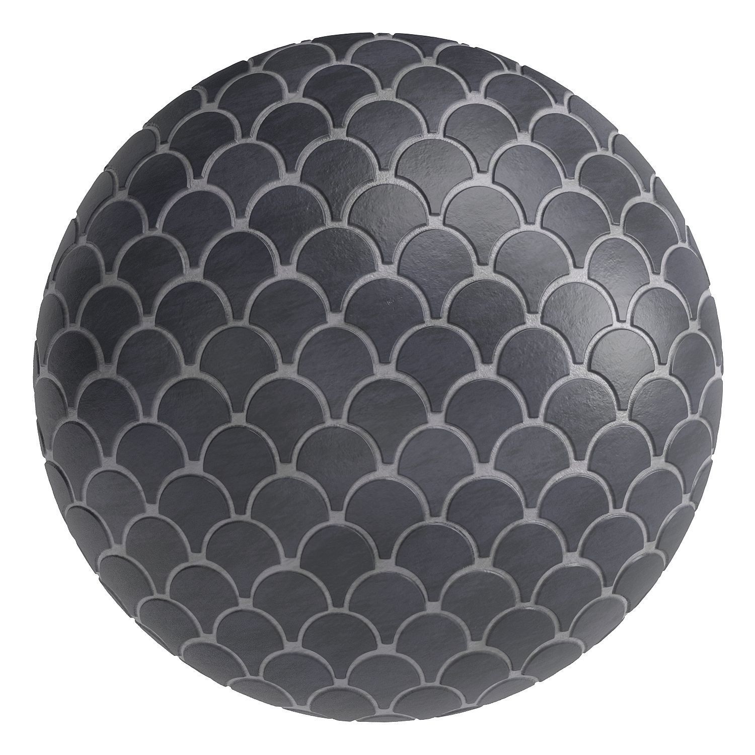 Materials 6- Fish scale tiles PBR Texture_2