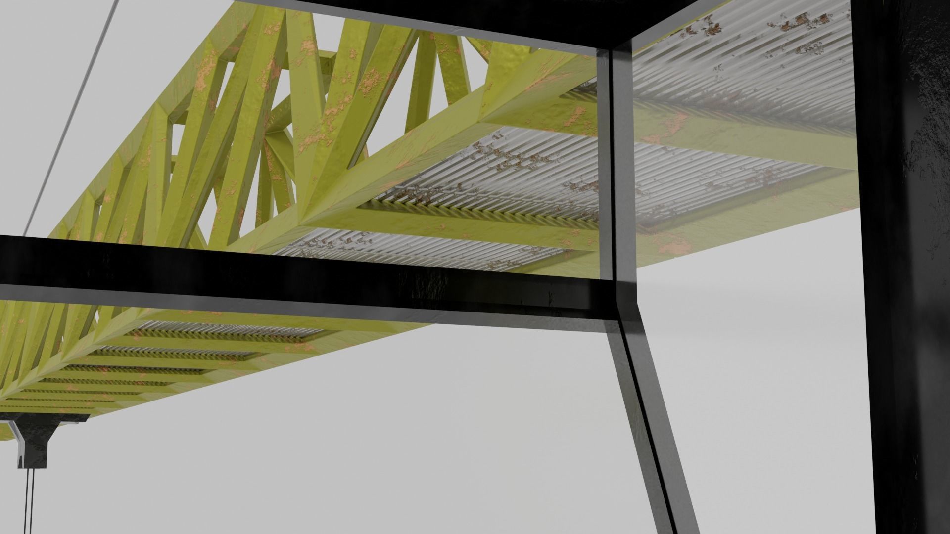 Construction Crane  3D model_4