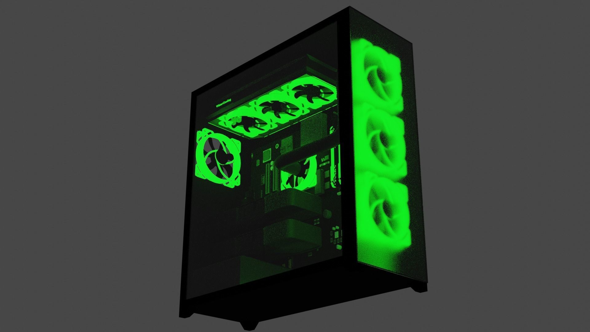 Gaming PC 3D model_3