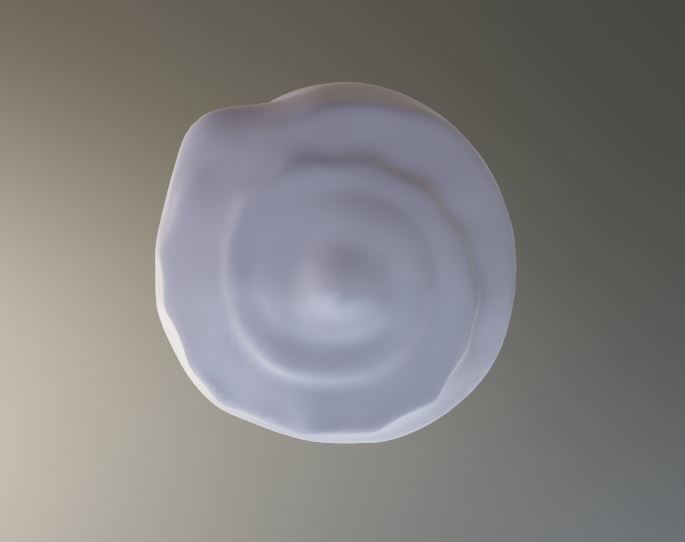 Hindu God Conch Shell 3D model_2