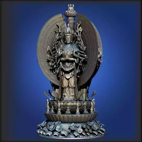 Avalokiteshvara statue of chinese god