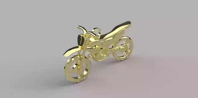 Scrambler dirt bike 3D print model