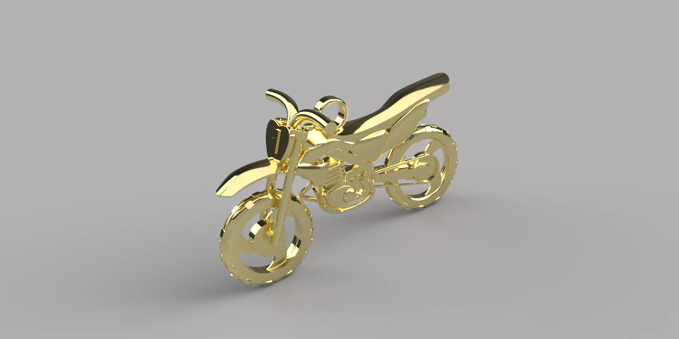 Scrambler dirt bike 3D print model