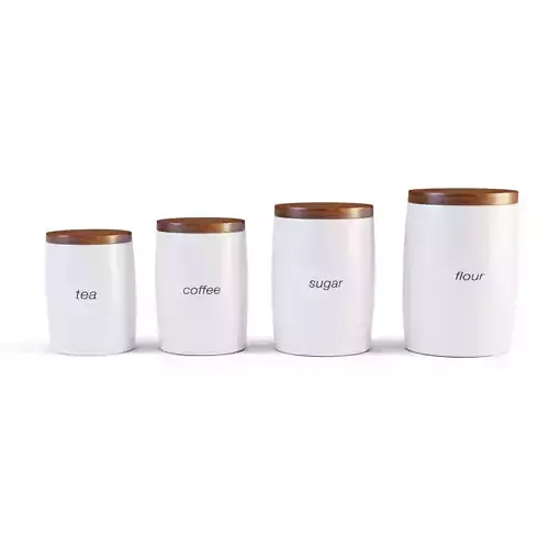 Kitchen Canister Set 04 - Storage