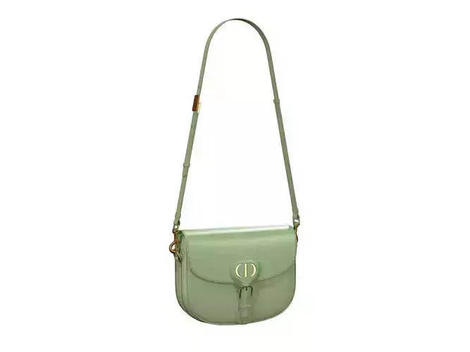 Dior Bobby Bag Medium Mint Green Leather Low-poly 3D model