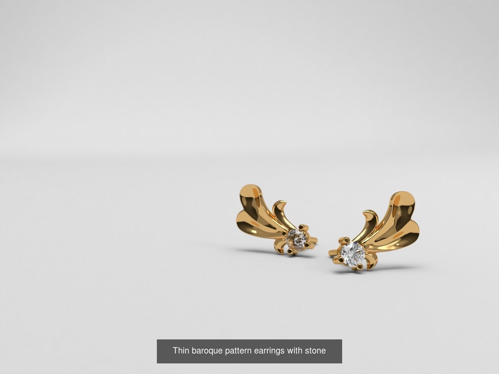 Baroque pattern jewelry collection  _5