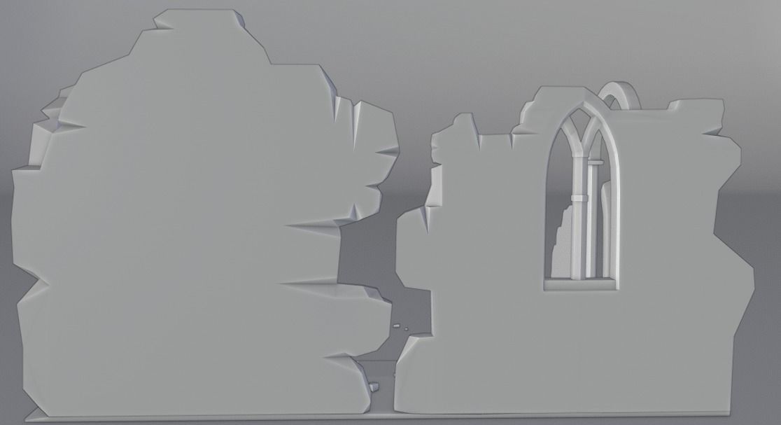 House Ruin 3D model Low-poly 3D model_12