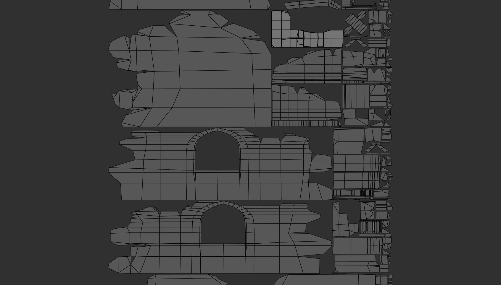 House Ruin 3D model Low-poly 3D model_24