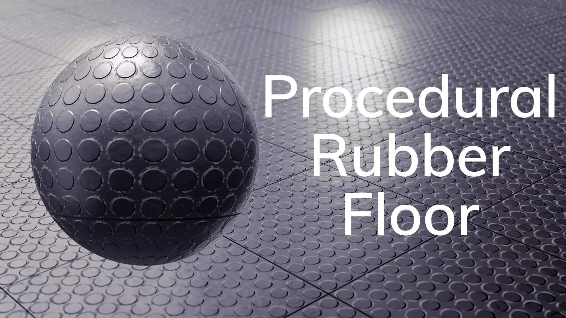 Procedural Rubber Floor Shader 3D model_0
