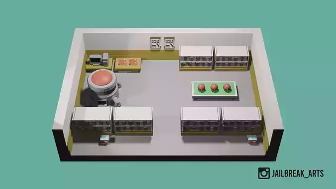 FANART - Professor Oak Lab - Pokemon Diorama 3D print model