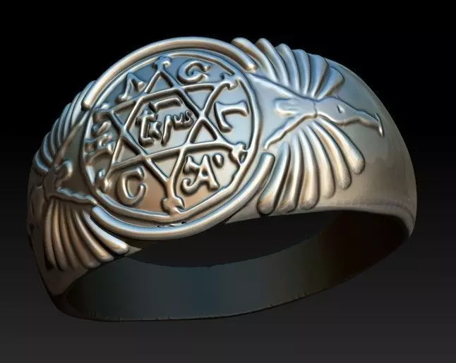 Anillo replica rey salomon 3D print model