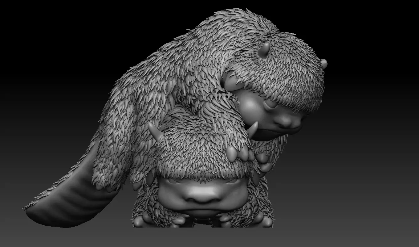 Avatar The Last AirBender Baby Bison 3D print model_0