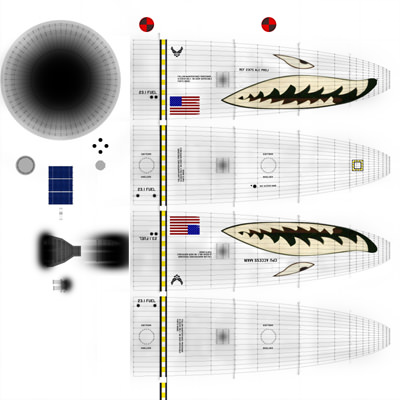 SciFi Drone Kill Spacecraft Vehicles 3D model_6